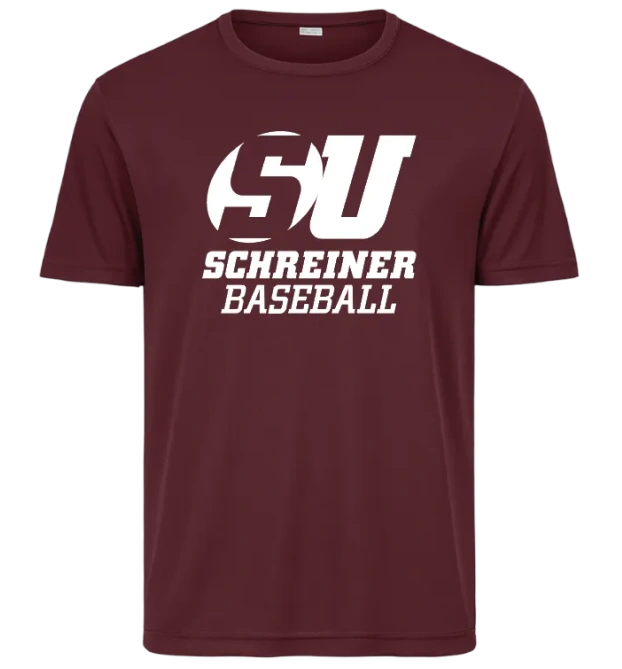 Schreiner Baseball Maroon T-Shirt