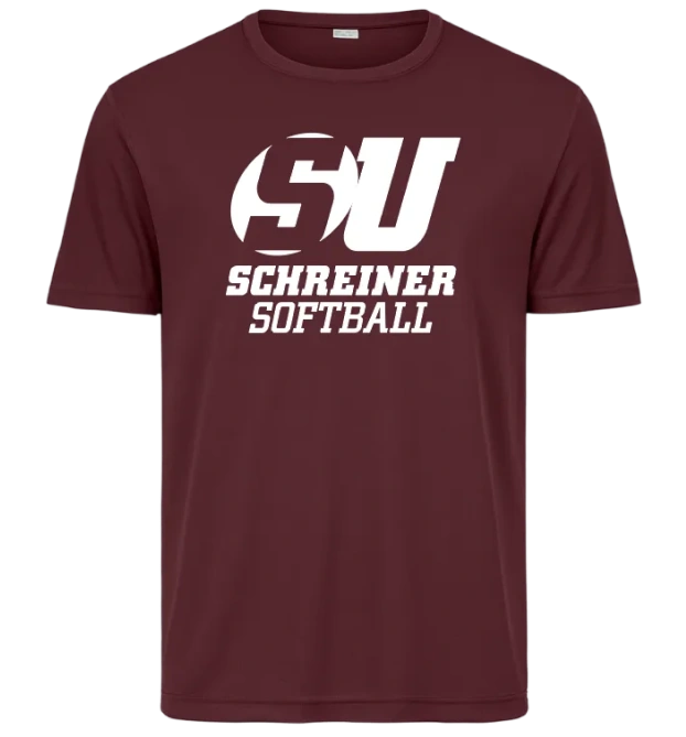 Schreiner Softball Maroon T-Shirt