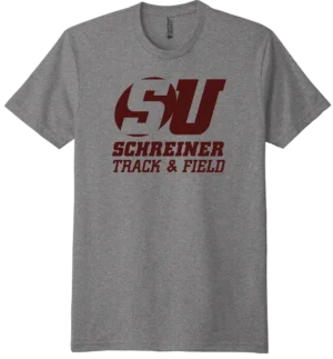 Schreiner Track & Field Heather Grey T-Shirt