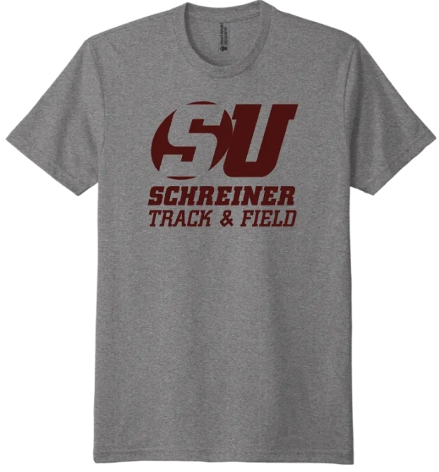 Schreiner Track & Field Heather Grey T-Shirt