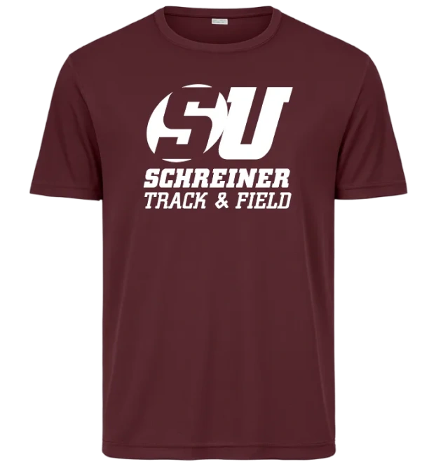 Schreiner Track & Field Maroon T-Shirt