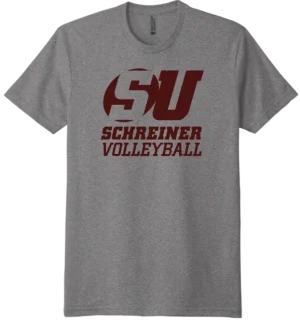 Schreiner Volleyball Heather Grey T-Shirt