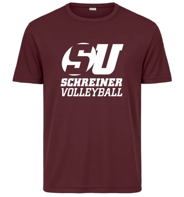 Schreiner Volleyball Maroon T-Shirt