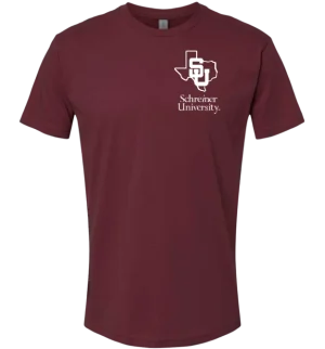 (B) SU Texas Maroon T-Shirt
