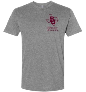 (B) SU Texas Heather Grey T-Shirt