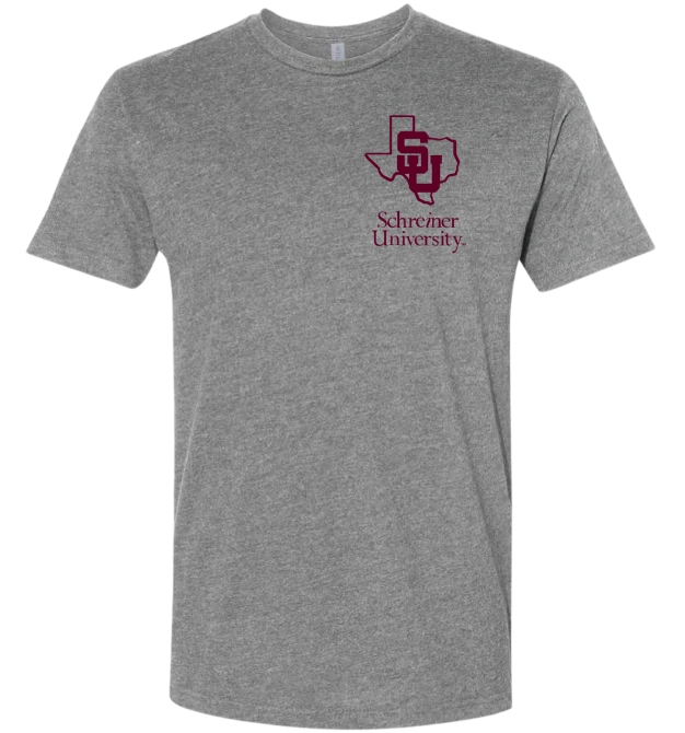 (B) SU Texas Heather Grey T-Shirt